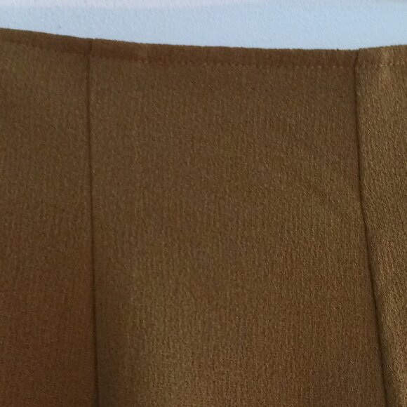 OAK + FORT mustard wide leg dress pants - Picture 9 of 13